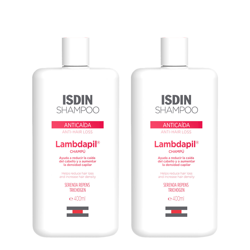 Isdin Lambdapil Champô Anti-Queda de Cabelo 400mL x2