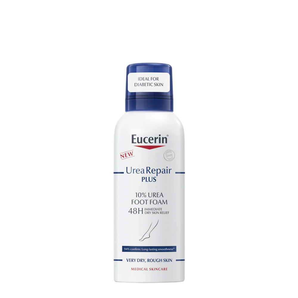 Eucerin Urea Repair Plus 10% Ureia Espuma Pé Diabético 150mL