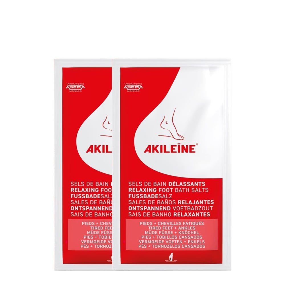 Akileine Sais Banho Relaxantes Pés 150g x2
