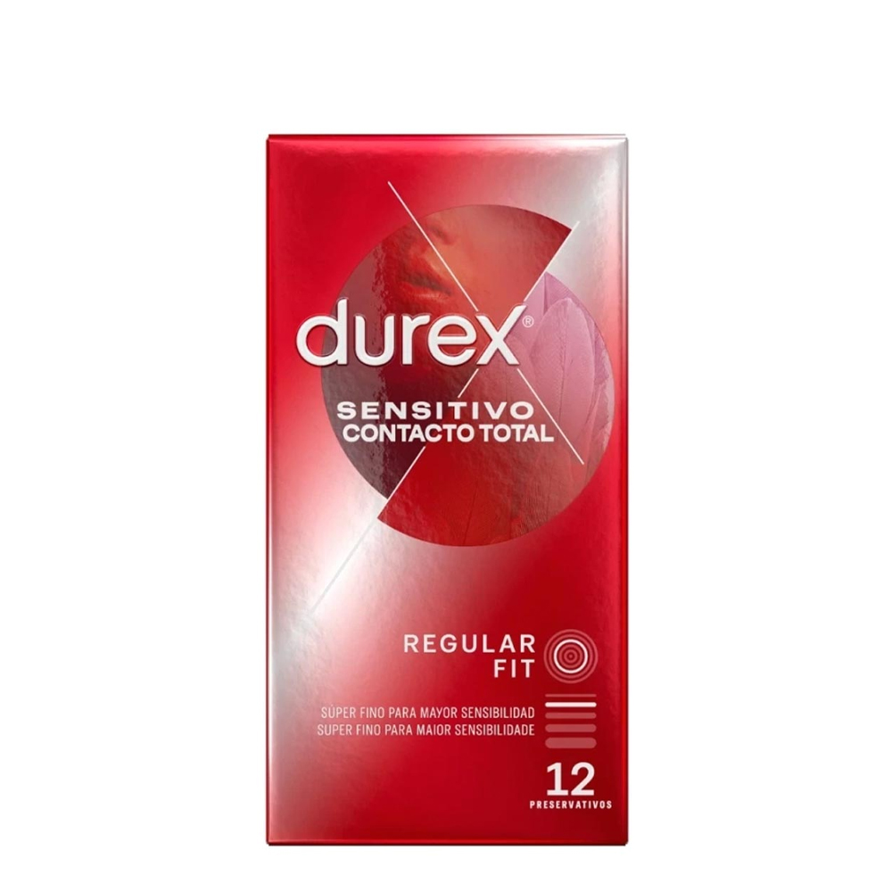 Durex Sensitivo Contacto Total Preservativos x12