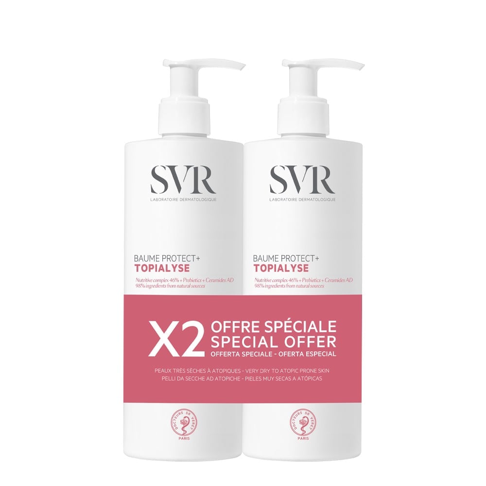 SVR Topialyse Baume Protect+ 400mL x2