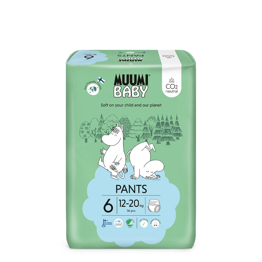 Muumi Baby Fralda Cueca T6 12-20kg x36