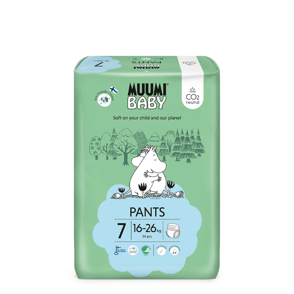 Muumi Baby Fralda Cueca T7 16-26kg x34