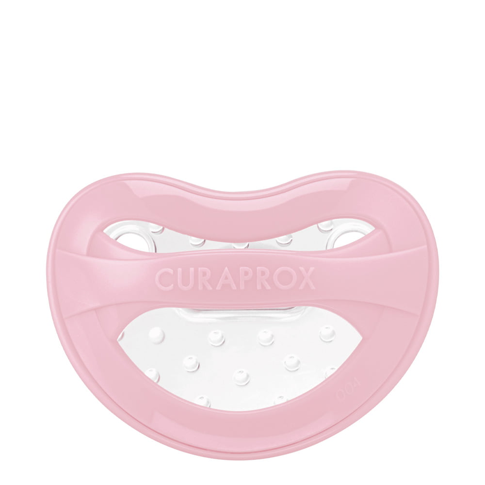 Curaprox Baby Breathe Easy Chupeta Rosa Tamanho 1 1-2