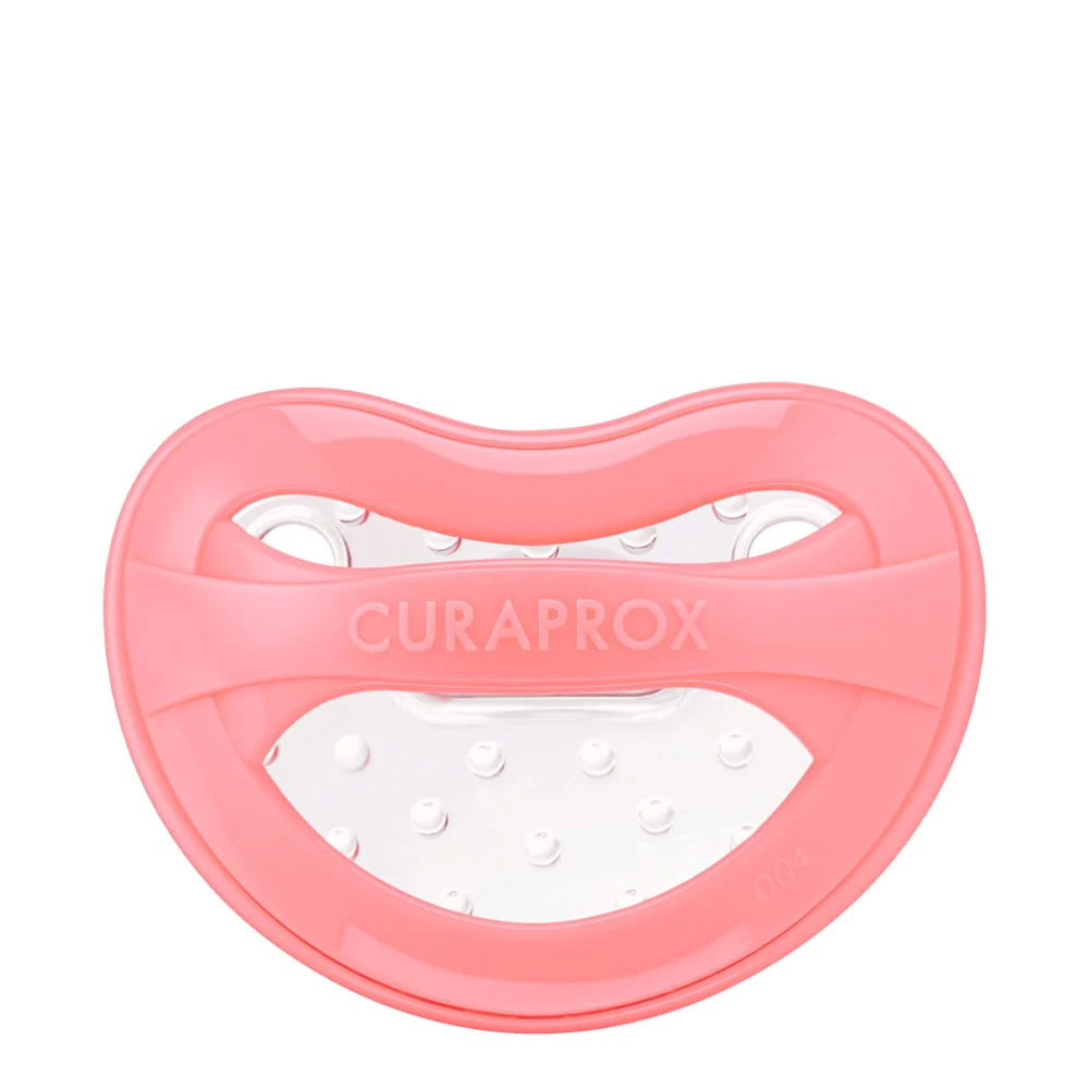 Curaprox Baby Breathe Easy Chupeta Coral Tamanho 0 0M+