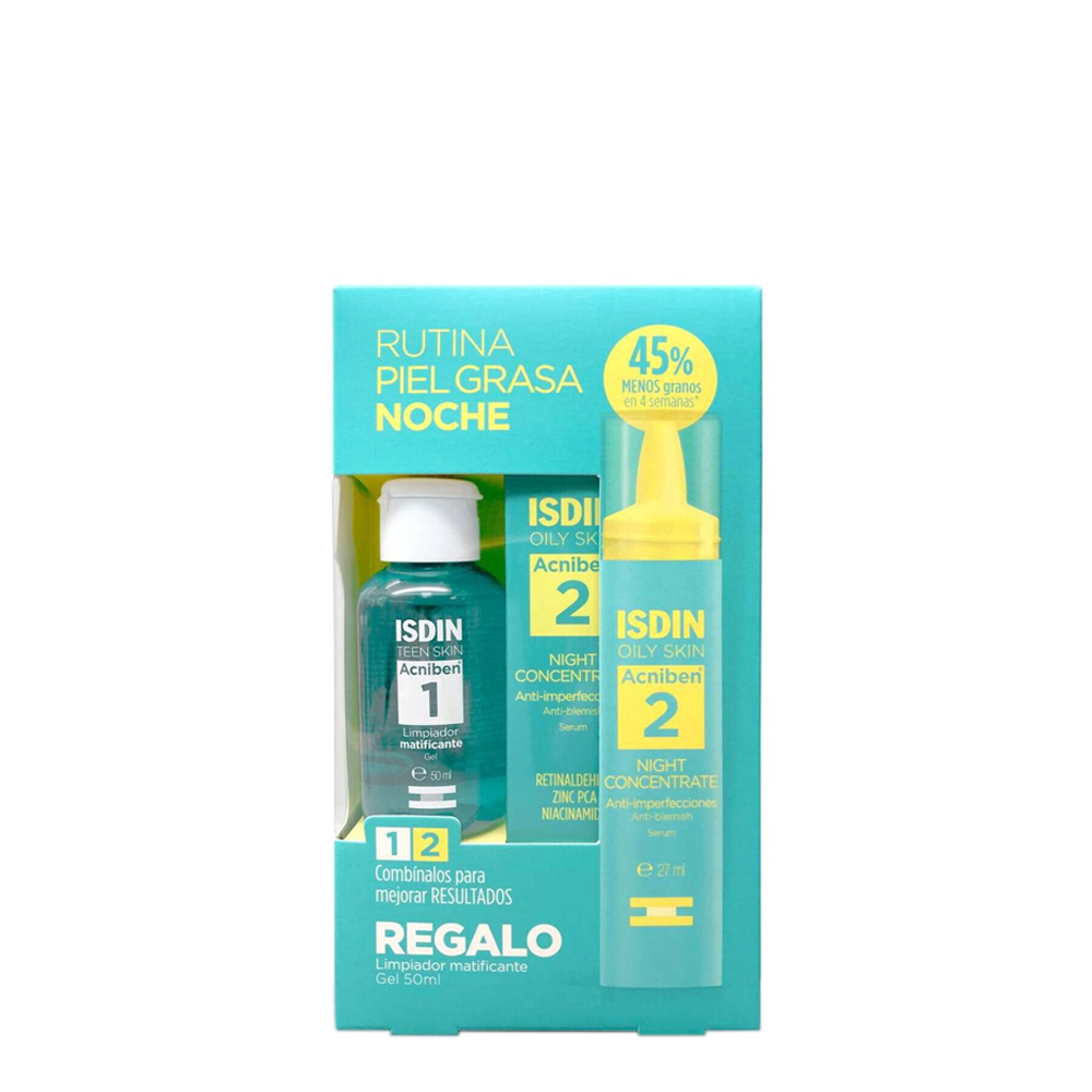 Isdin Pack Acniben Rotina de Noite Pele Oleosa