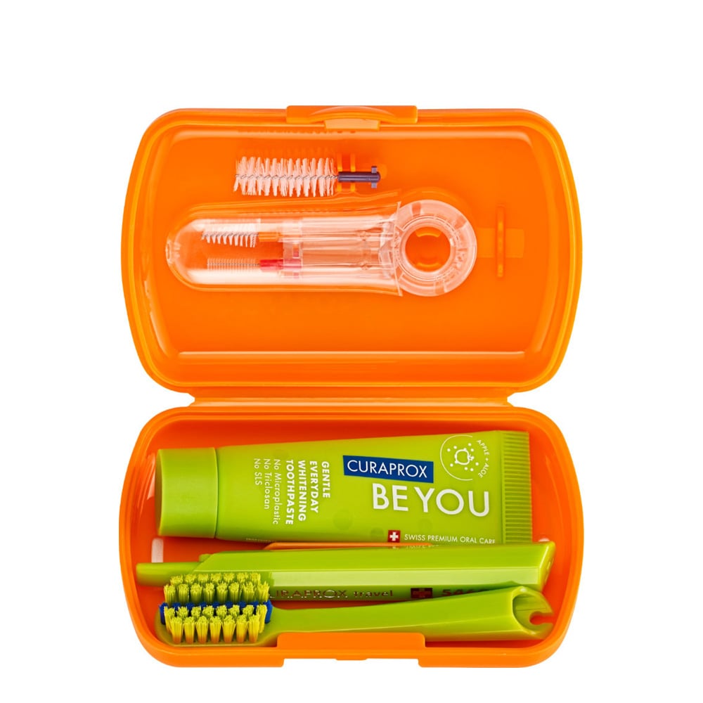Curaprox Kit de Viagem Ortho Laranja