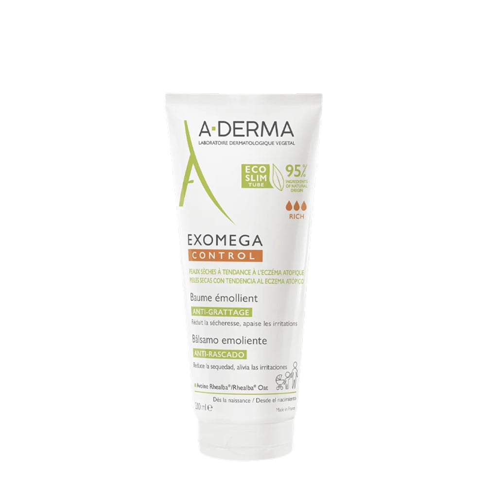 A-Derma Exomega Control Bálsamo Emoliente Antiprurido 200mL