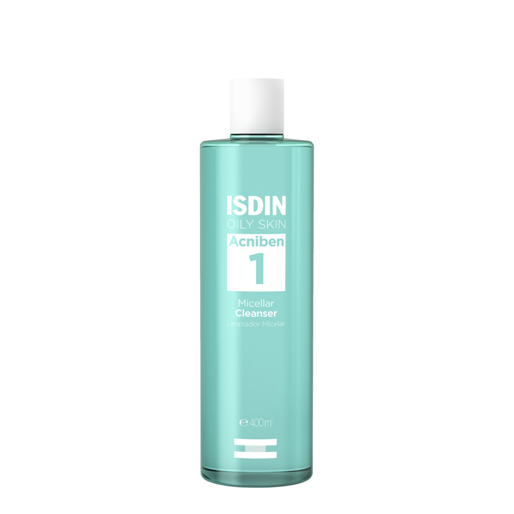 Isdin Acniben Limpeza Micelar Pele Oleosa 400mL