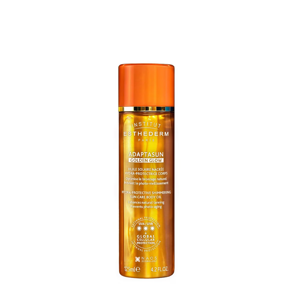 Esthederm Solaire Adaptasun Golden Glow Óleo Corporal Hidra-Protetor Cintilante 125mL