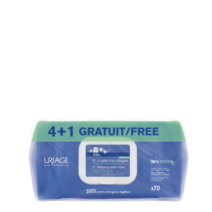 Uriage Pack 1ª Toalhitas de Limpeza 70 Unidades x5