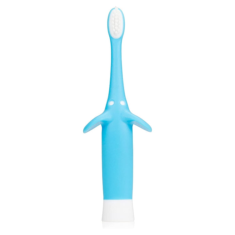 Dr Brown's Escova Dentes Elefante Azul 0-3A